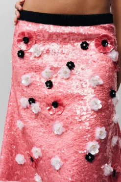 Ambroise Sequin Skirt