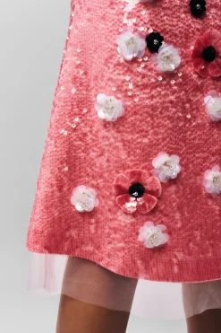 Ambroise Sequin Skirt