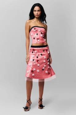Ambroise Sequin Skirt
