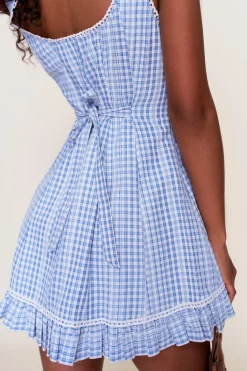 Anica Gingham Mini Dress