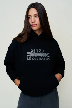 Bedazzled Pull Over Hoodie