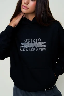 Bedazzled Pull Over Hoodie