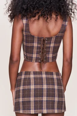Chamonix Tartan Corset