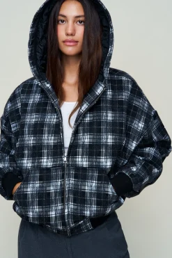 Charli Hooded Quilted Jacket