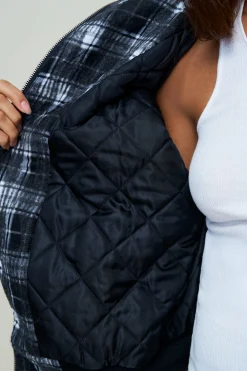 Charli Hooded Quilted Jacket