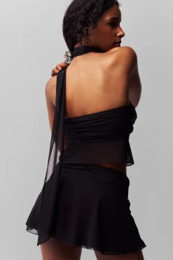 Chiffon Wrap Around Top