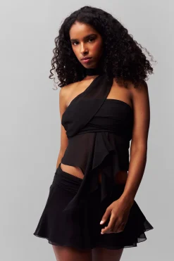 Chiffon Wrap Around Top