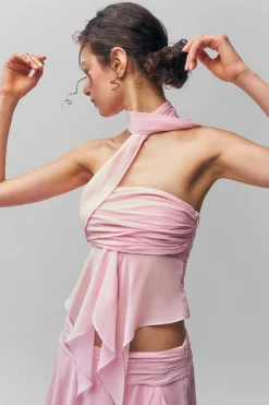 Chiffon Wrap Around Top