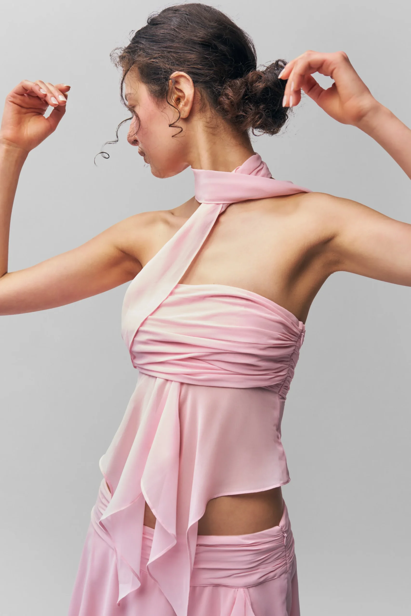 Chiffon Wrap Around Top