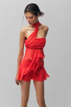 Chiffon Wrap Around Top