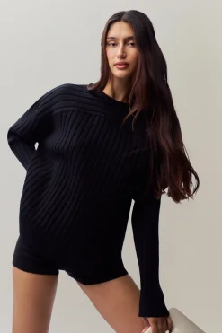 Cleon Rib Knit Pullover