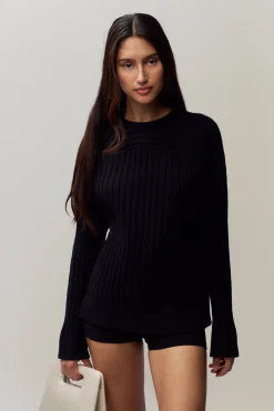 Cleon Rib Knit Pullover