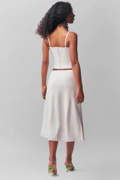 Cotton Scallop Corset