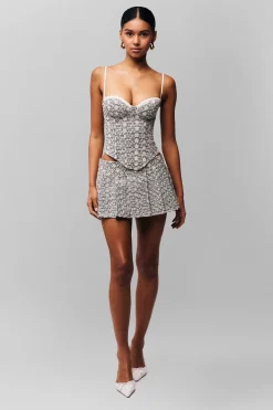 Floriane Gingham Skort