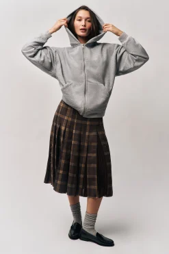 Gibson Chiffon Pleated Skirt