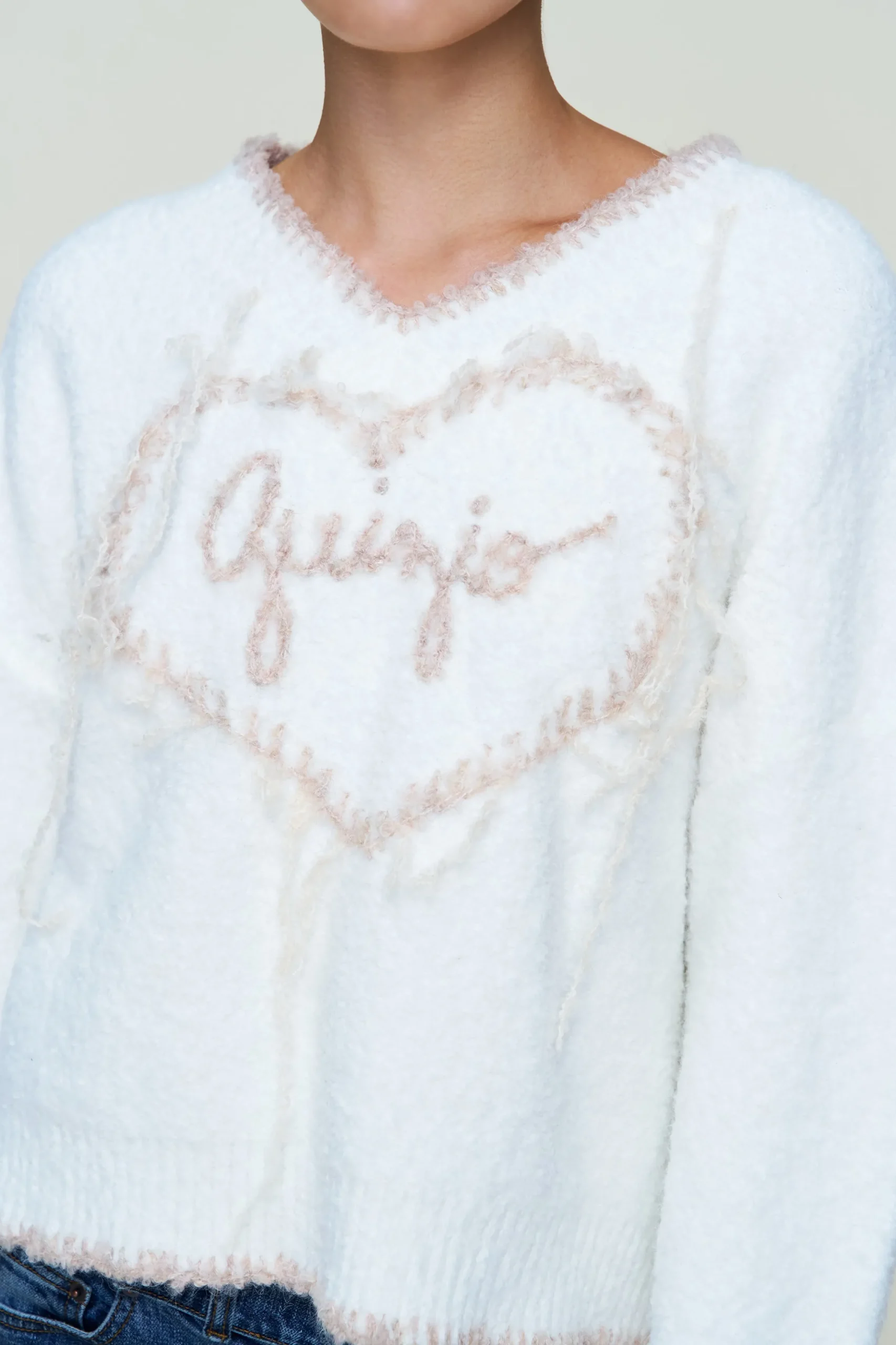Guizio Heart Wool Sweater