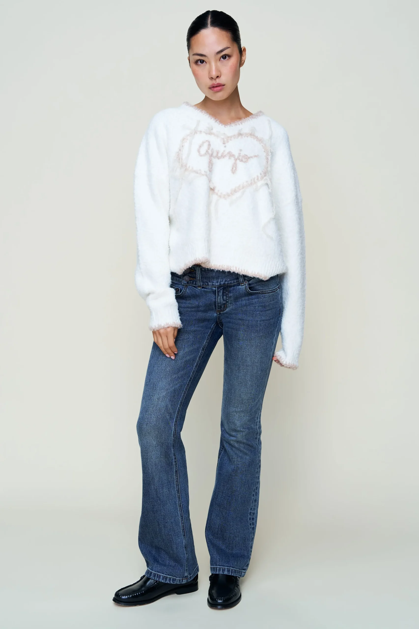 Guizio Heart Wool Sweater