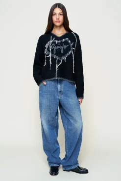 Guizio Heart Wool Sweater