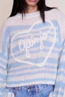 Guizio Mohair-Blend Heart Sweater