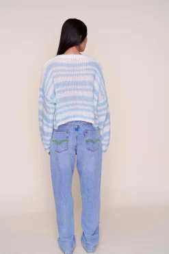Guizio Mohair-Blend Heart Sweater