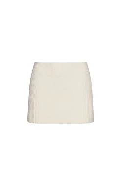 Guizio X Champion Rib Knit Mini Skirt