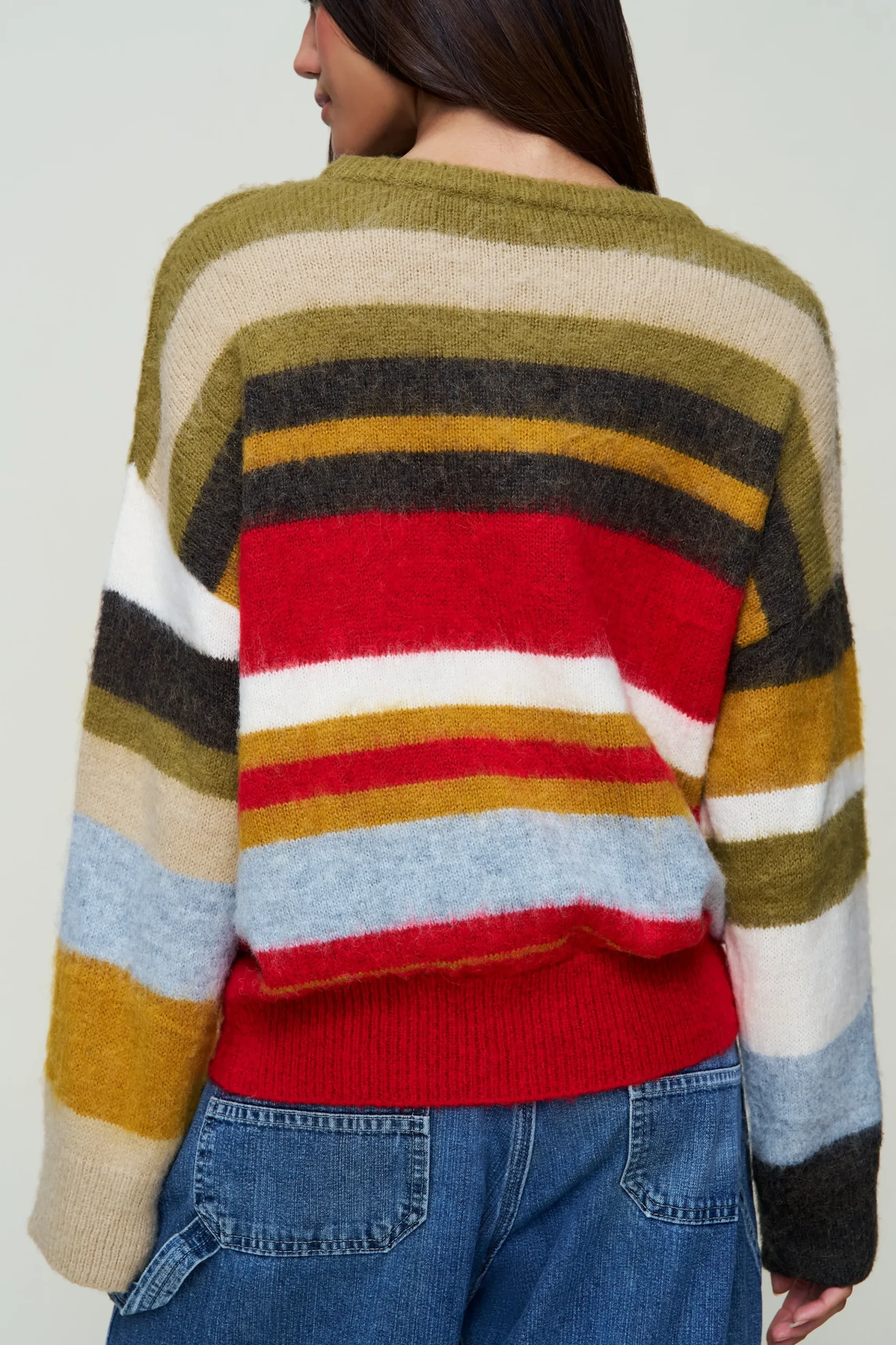 Hawley Oversized Stripe Wool Jumper