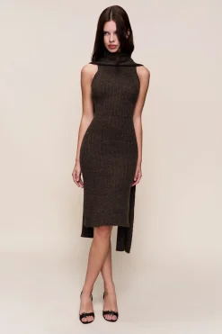 Hooded Knit Dress