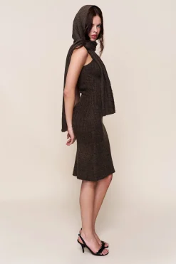 Hooded Knit Dress