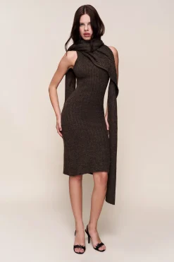 Hooded Knit Dress