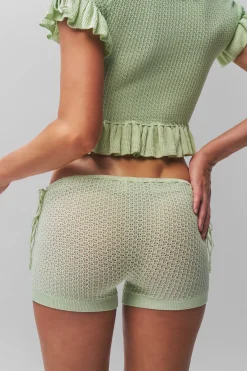 Knit Side Tie Short