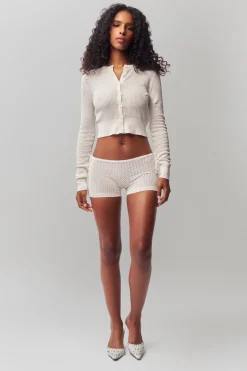 Knit Side Tie Short