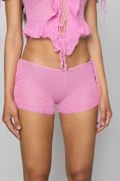 Knit Side Tie Short