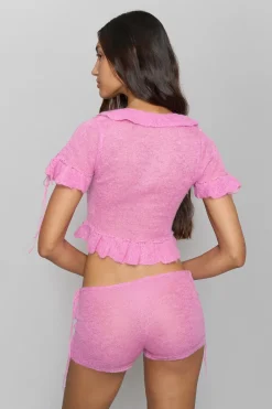 Knit Side Tie Short