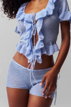 Knit Side Tie Short