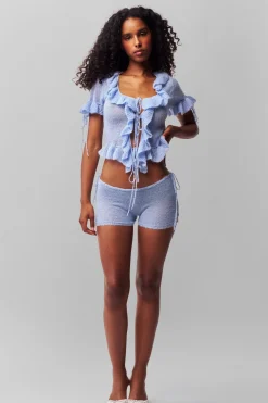 Knit Side Tie Short