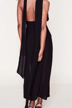 Koemi Sheer Panel Dress