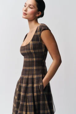 Leila Tartan Dress