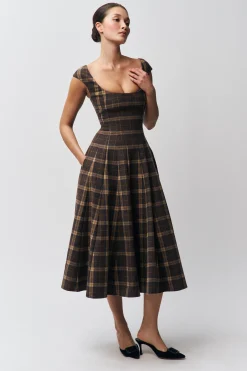 Leila Tartan Dress