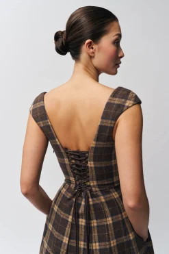 Leila Tartan Dress