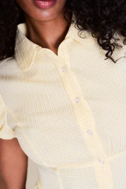 Liana Gingham Top