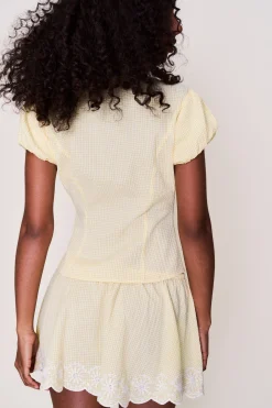 Liana Gingham Top
