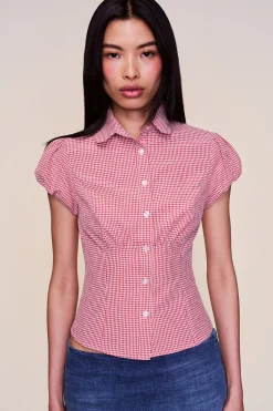 Liana Gingham Top