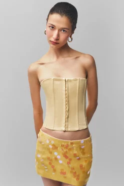 Low Rise Paillette Skirt