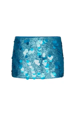 Low Rise Paillette Skirt