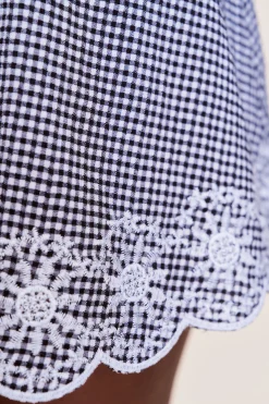 Maelle Gingham Mini Skirt