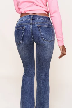 Malia Low Rise Belted Flare Denim