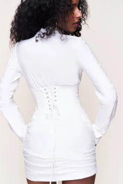 Mynette Corset Shirt Dress