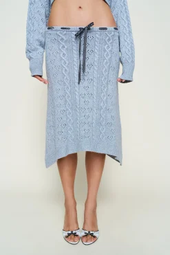Noah Wool Cable Skirt