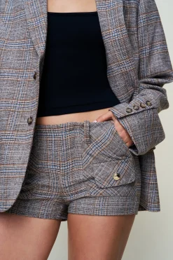 Penelope Patch Pocket Tartan Short