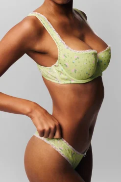 Pointelle Balconette Bra